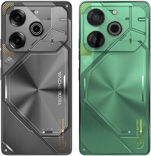 Tecno Pova 6 Pro — Perspectiva de Estudio