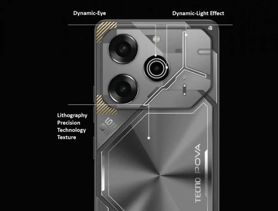 Tecno Pova 6 Pro — Detalle del Módulo de Cámaras