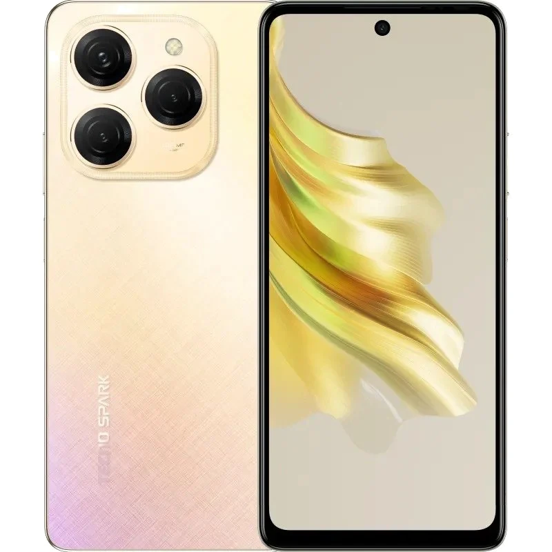Tecno Spark 20 Pro+ — Vista Acabado y Ergonomía