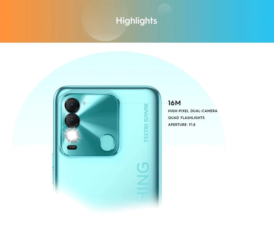 Tecno Spark 8 — Detalle del Módulo de Cámaras