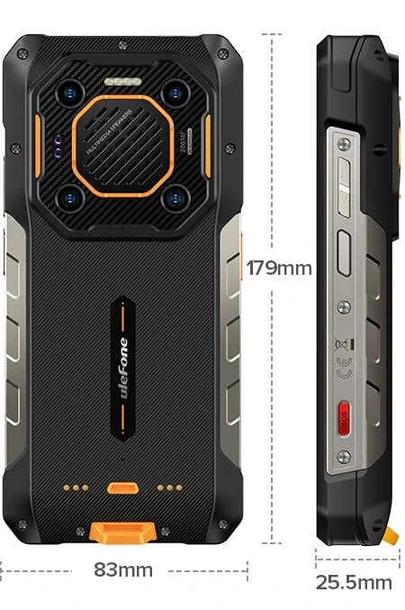 Ulefone Armor 26 — Perfil Lateral y Chasis