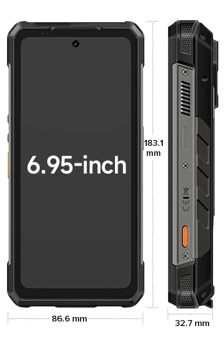 Ulefone Armor 34 Pro+ — Perfil Lateral y Chasis