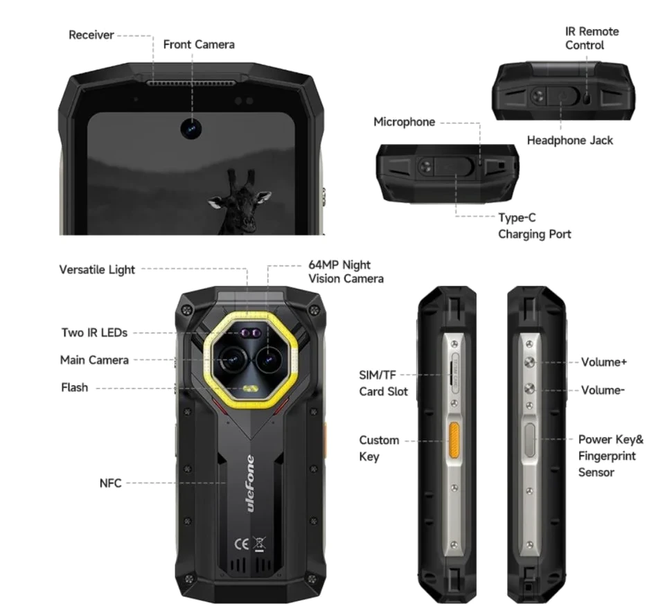 Ulefone Armor Mini 20 Pro — Acabado Oficial