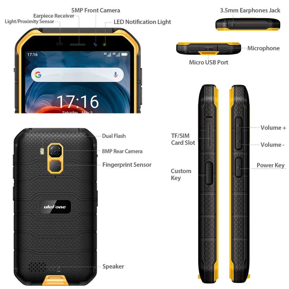 Ulefone Armor X7 Pro — Detalle del Módulo de Cámaras