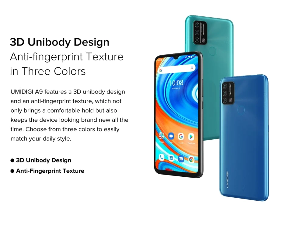 UMiDIGI A9 — Acabado Oficial