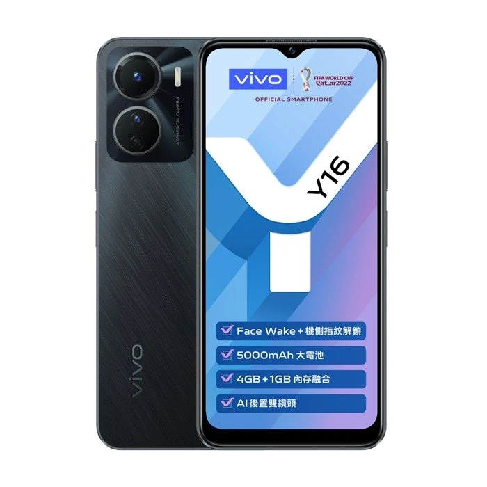 vivo Y16 — Perspectiva de Estudio