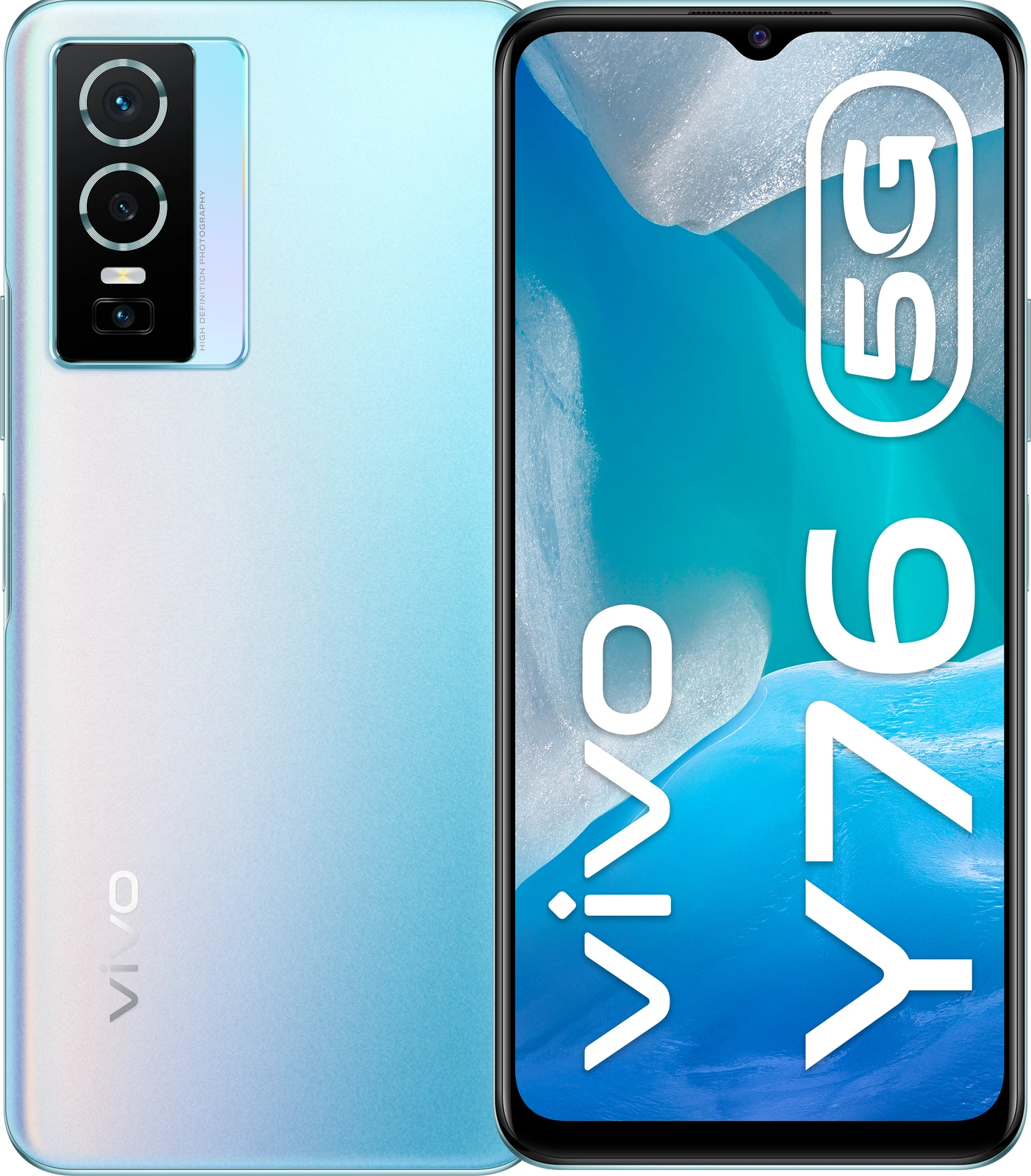 vivo Y76 5G — Vista en Perspectiva