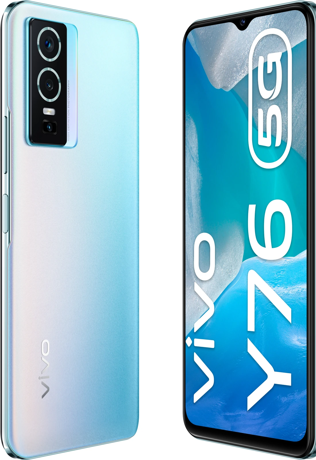 vivo Y76 5G — Vista en Perspectiva