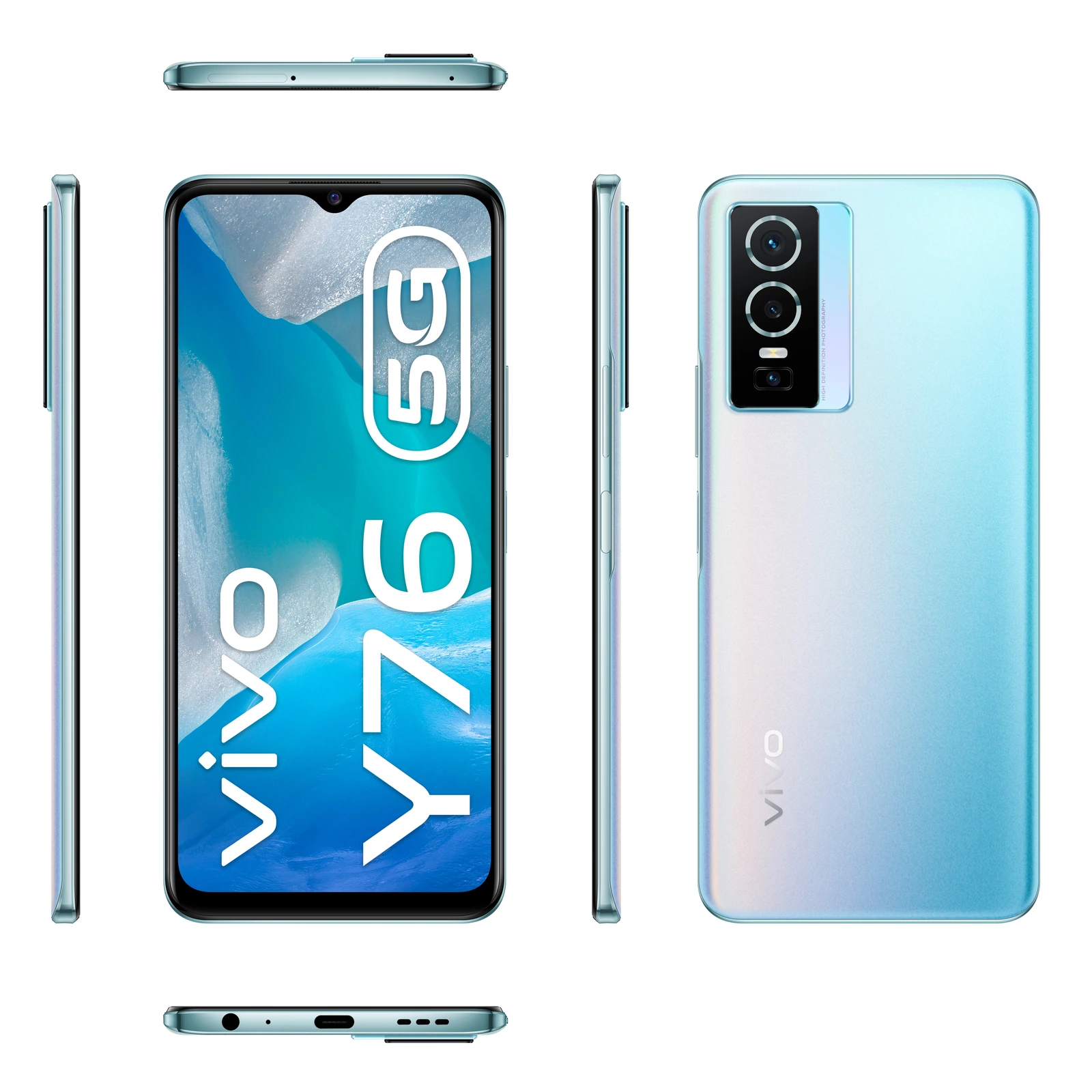 vivo Y76 5G — Vista en Perspectiva