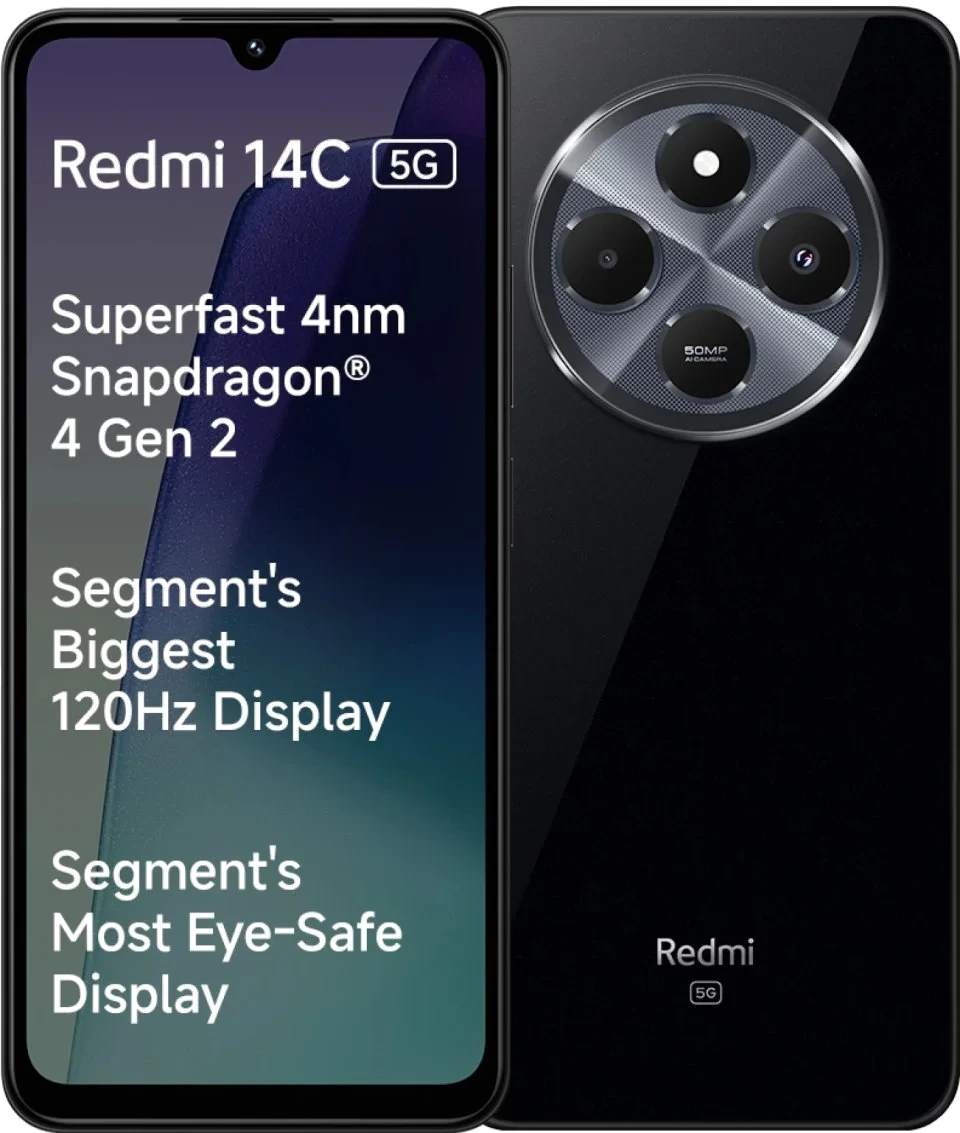 Xiaomi Redmi 14C 5G — Vista Trasera Oficial