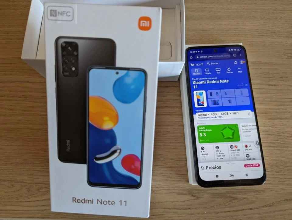 Xiaomi Redmi Note 11 SE — Vista Trasera Oficial