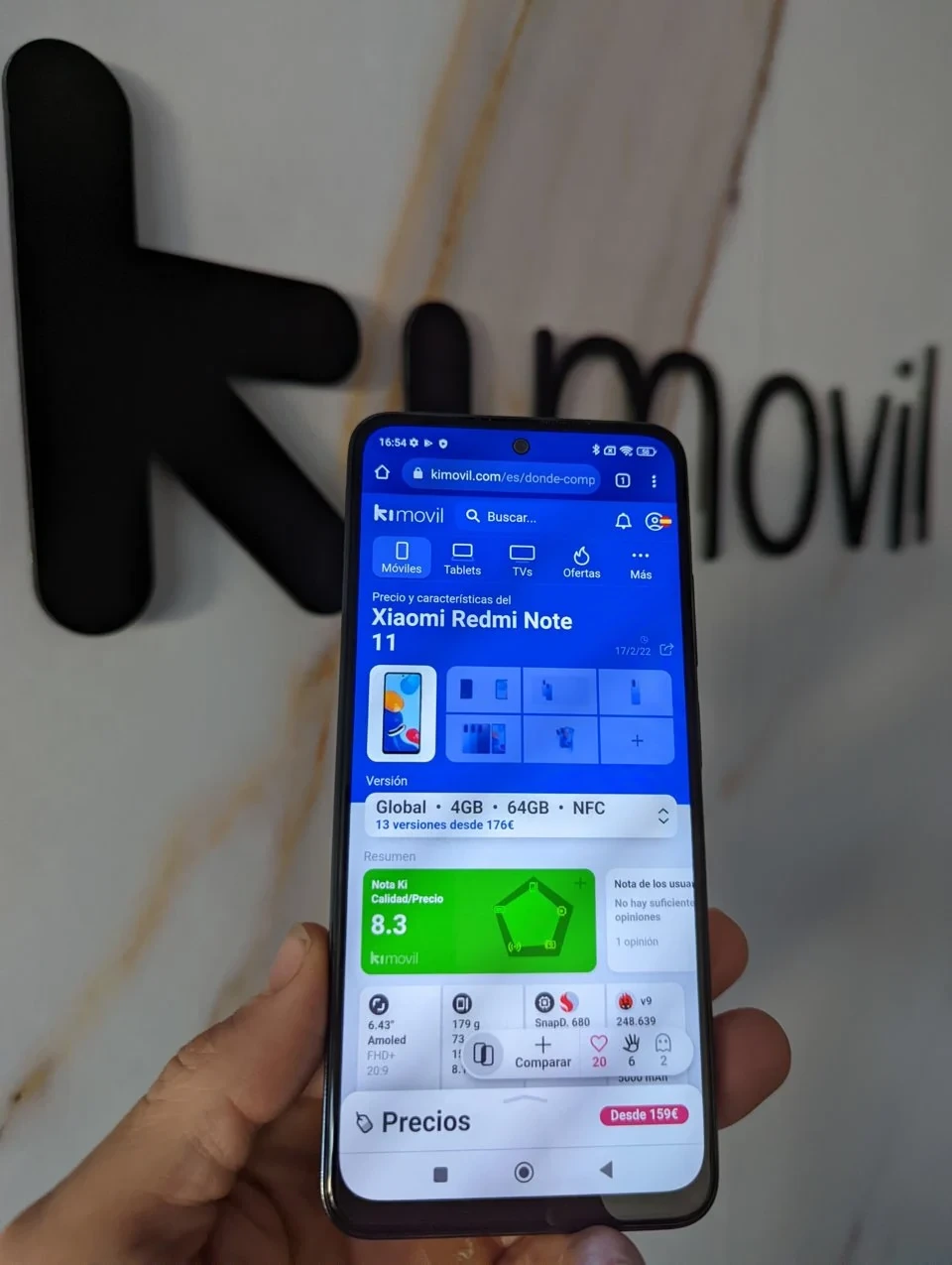 Xiaomi Redmi Note 11 SE — Perspectiva de Estudio