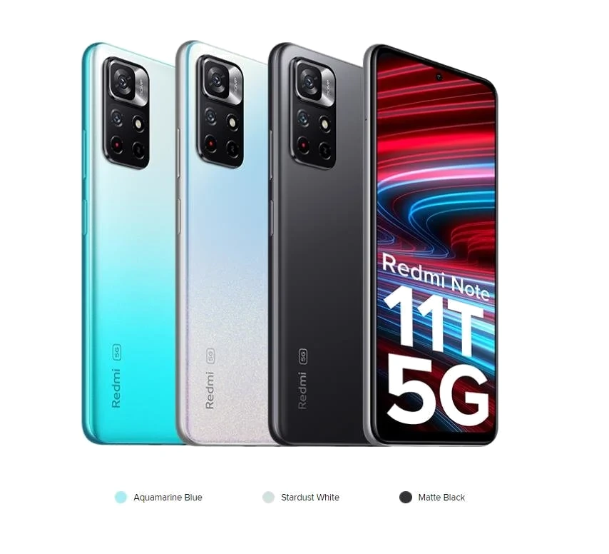 Xiaomi Redmi Note 11T 5G — Vista Trasera Oficial