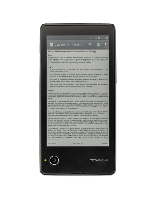 Yota - YotaPhone — Vista Trasera Oficial