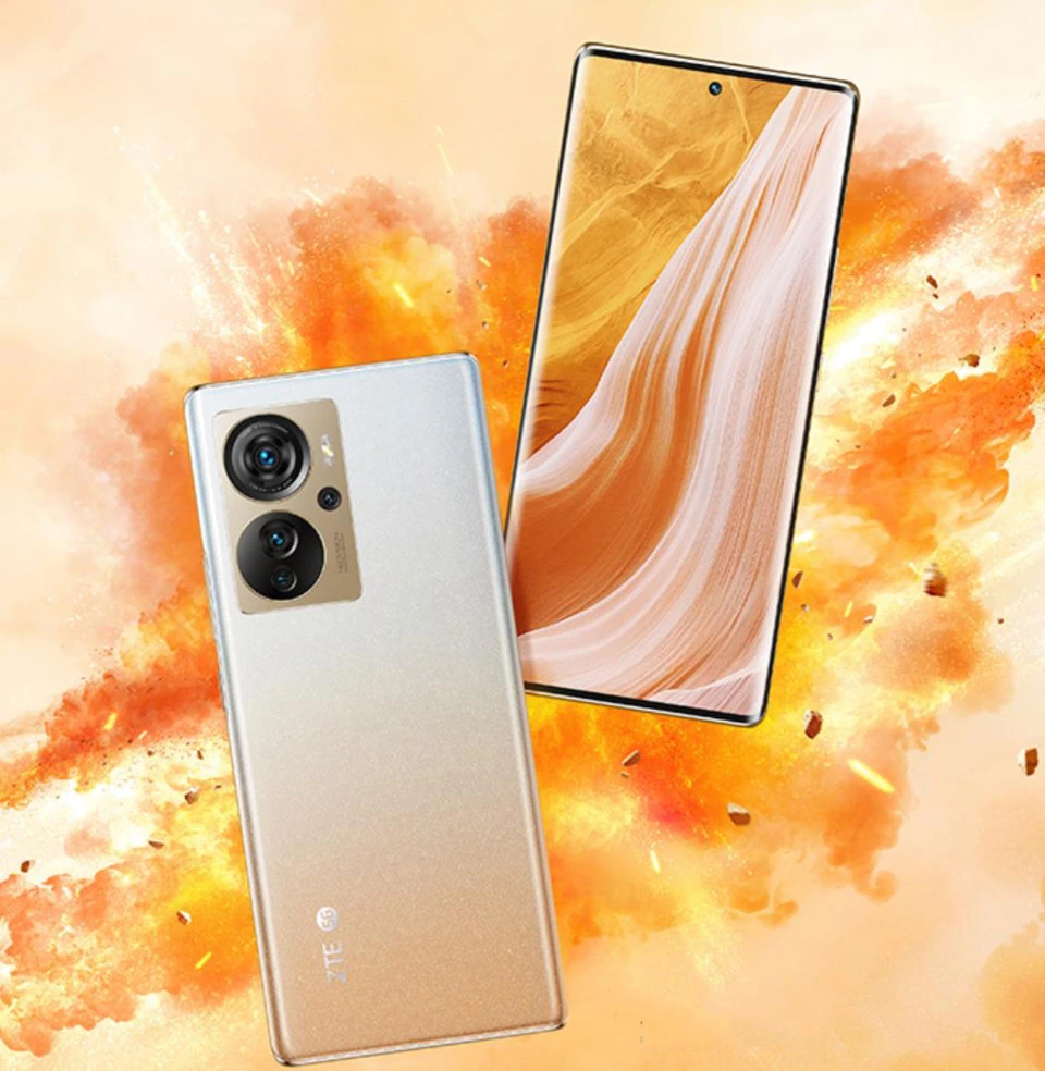 ZTE Axon 40 Pro — Perfil Lateral y Chasis
