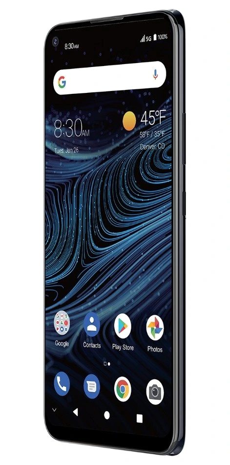 ZTE Blade X1 5G — Perfil Lateral y Chasis